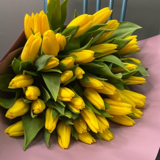 Букет «51 желтый тюльпан» - фото 2